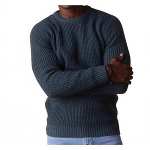 NEW THE NORMAL BRAND seawool nep crew sweater in waterloo
